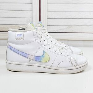 Nike Court Royale 2 Mid Top Sneakers White Multi Women’s 7 DD9670-100